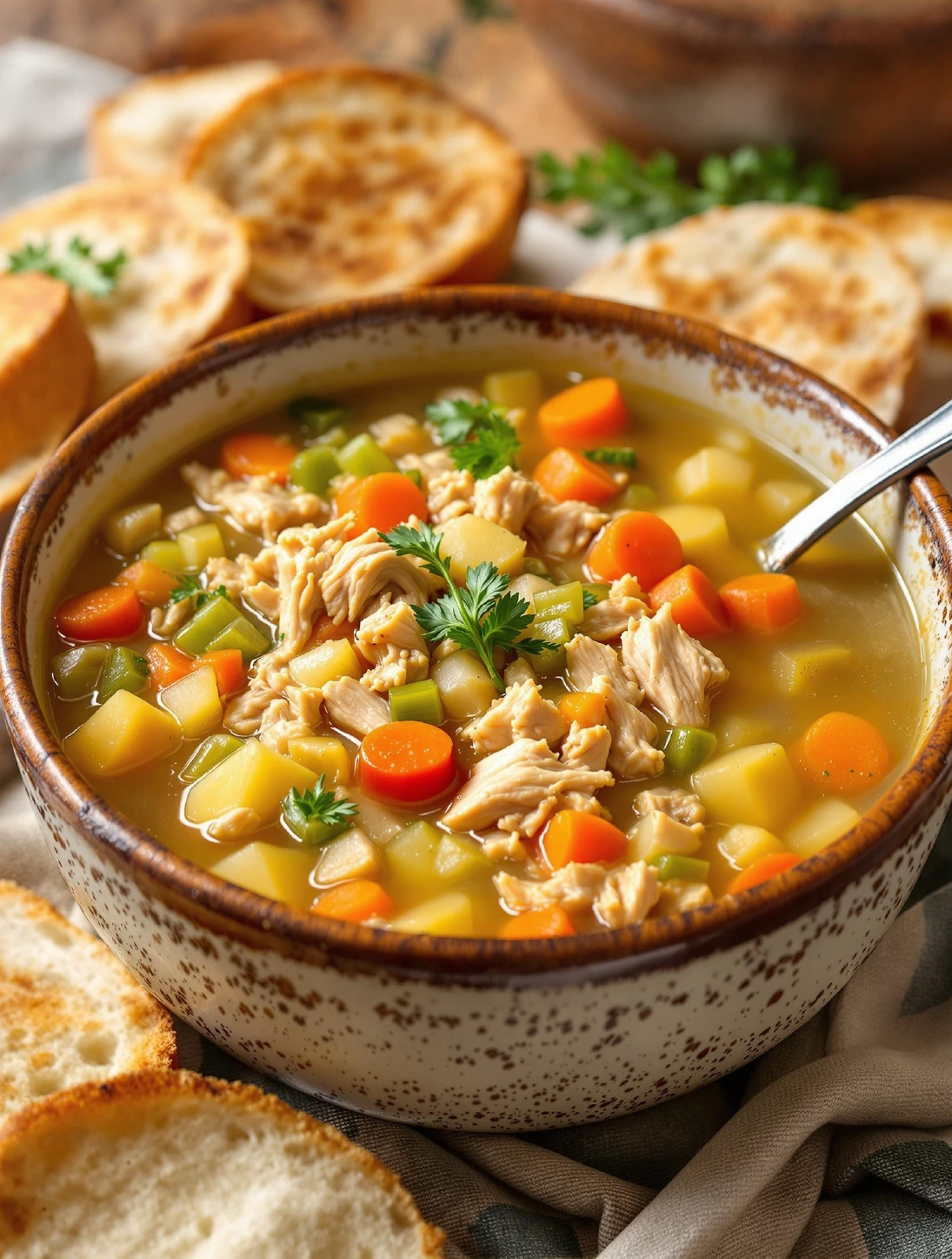 Comforting Chicken and Vegetable Soup