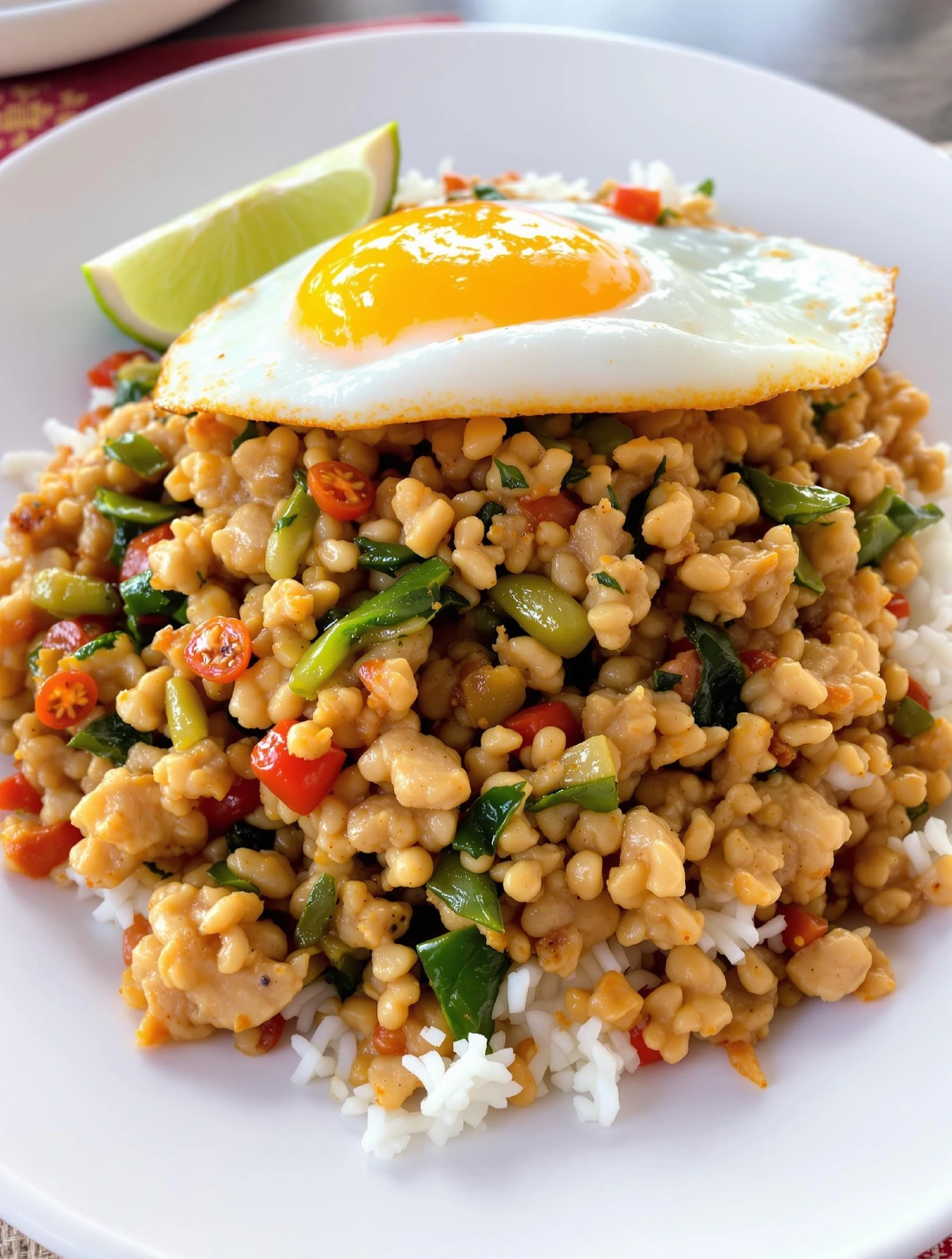Spicy Thai Basil Chicken (Pad Krapow Gai)