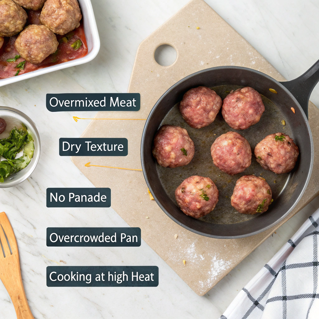 Common Mistakes when Cooking Meatballs